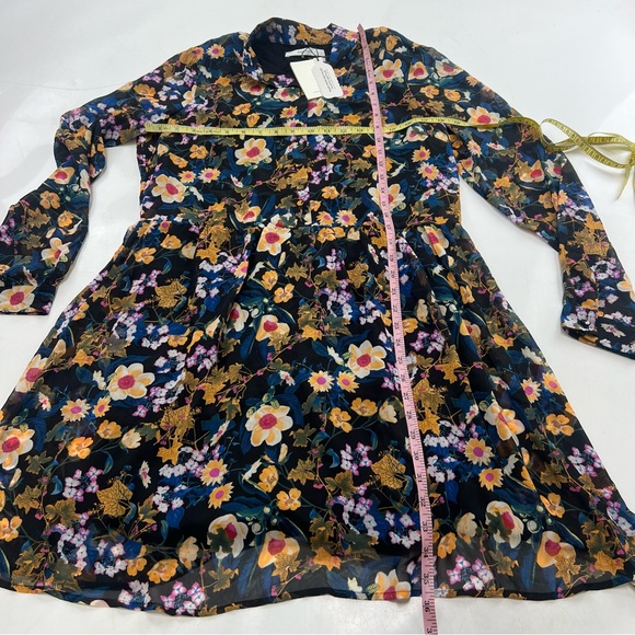 Gestuz women’s  black blue orange maxi dress M L122-22 - Picture 4 of 8